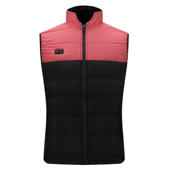 Lindreshi Heated Vest Clearance Outdoor Warm Clothing Heated for Riding Skiing Fishing Charging Via Heated Coat