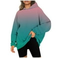 thumbnail image 1 of Lindreshi Hoodies for Women Women and Winter Long Sleeved Printed Hooded Sweater Jacket, 1 of 7