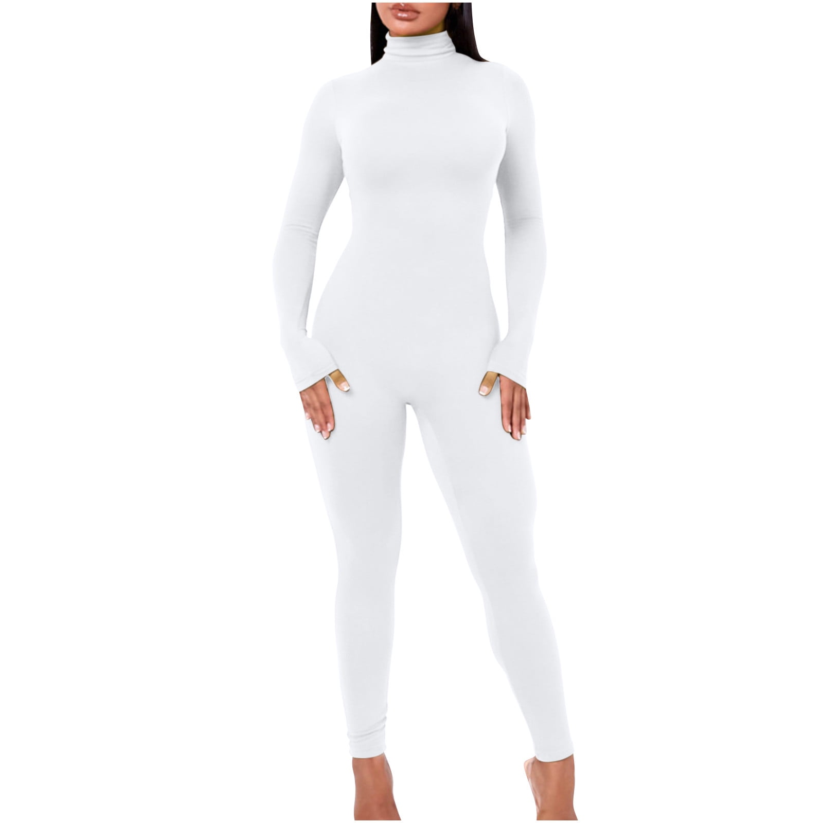 Lindreshi Long Sleeve Bodysuit for Women Women's New Solid