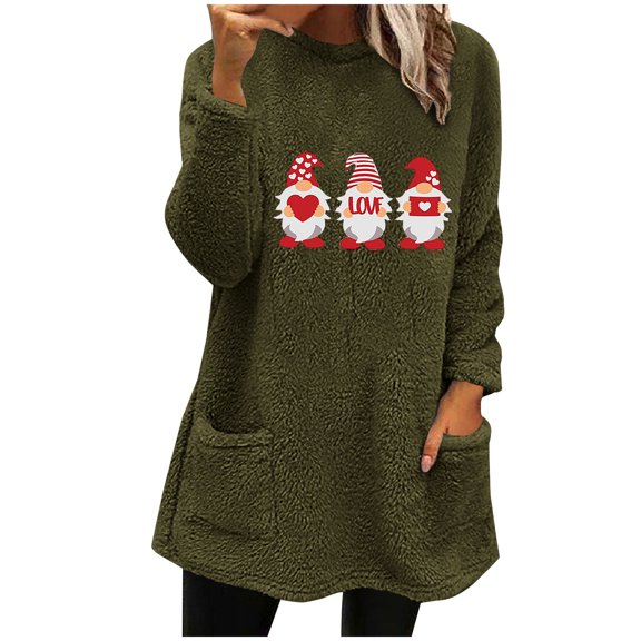 Lindreshi Long Sleeve Shirts for Women Fashion Casual Long Sleeve RoundNeck Blouses ShirtsLYF1129-15