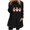 thumbnail image 1 of Lindreshi Long Sleeve Shirts for Women Fashion Casual Long Sleeve RoundNeck Blouses ShirtsLYF1129-15, 1 of 4