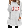 thumbnail image 1 of Lindreshi Long Sleeve Shirts for Women Fashion Casual Long Sleeve RoundNeck Blouses ShirtsLYF1129-15, 1 of 4