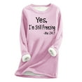 thumbnail image 1 of Lindreshi Long Sleeve Shirts for Women Fashion Woman Long Sleeve Round-Neck Printing Blouse Causal Pullover Long Sleeve Tops, 1 of 3