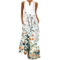 thumbnail image 1 of Lindreshi Maxi Dresses for Women 2024 Women's Summer Comfort Sexy Fashion Printing Sleeveless V-Neck Dress, 1 of 5