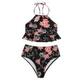 thumbnail image 1 of Lindreshi One Piece Swimsuits for Women Women Fashion Sexy Camisole Two-Piece Swimsuit Bathing Suit Bikini, 1 of 9