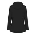 thumbnail image 1 of Lindreshi Plus Size Womens Clothes Women Solid Rain Jacket Outdoor Plus Size Hooded Raincoat Windproof, 1 of 3
