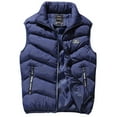 thumbnail image 1 of Lindreshi Puffer Vest for Women Plus Size Men's Solid Color Autumn and Winter Warm and Windproof Capless Slim Vest, 1 of 8