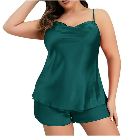 Lindreshi Robes for Women Plus Size 5X Women's Solid Color Strappy Bathrobe Sexy Home Clothing Can Be Worn Externally with Ice Silk Pajamas and Pajamas