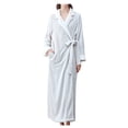 thumbnail image 1 of Lindreshi Robes for Women Clearance Adult 's Home Wear Flannel Nightgown Long Coral Velvet Bathrobe, 1 of 6