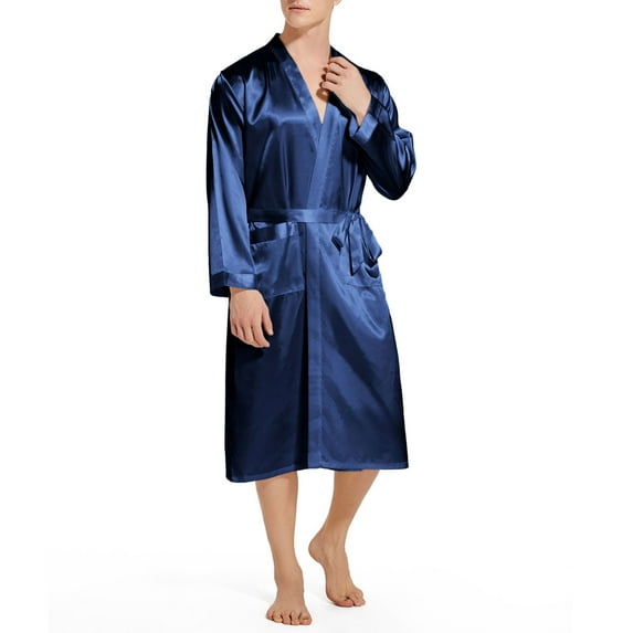 Lindreshi Robes for Women Fuzzy Mens Robe Winter Loose Fallow Couples Bathrobe Long Nightgown Nightgown