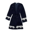 thumbnail image 1 of Lindreshi Robes for Women Plus Size 4X Nightgown Gold Velvet Pajamas Lace Robes Underwear Sleepwear Trousers, 1 of 8