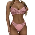 thumbnail image 1 of Lindreshi Sexy Lingerie for Women 2023 Women Sexy Lingerie Set Women Sexy Lace Lingerie Set Strappy Bra and Panty Set Two Piece Crotchless Lingerie, 1 of 6
