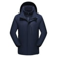 thumbnail image 1 of Lindreshi Shackets for Women 2023 with Pockets Fashion Long Sleeve Hooded Casual Outwear Tops T-Shirt Pockets Zipper Women Coat Blouse, 1 of 3
