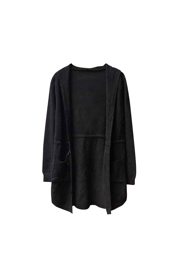 Shackets for Women 2025 Fall Women Fashion Long Sleeve Tops Waistband Knit Shirt with Pockets Sweater Jacket