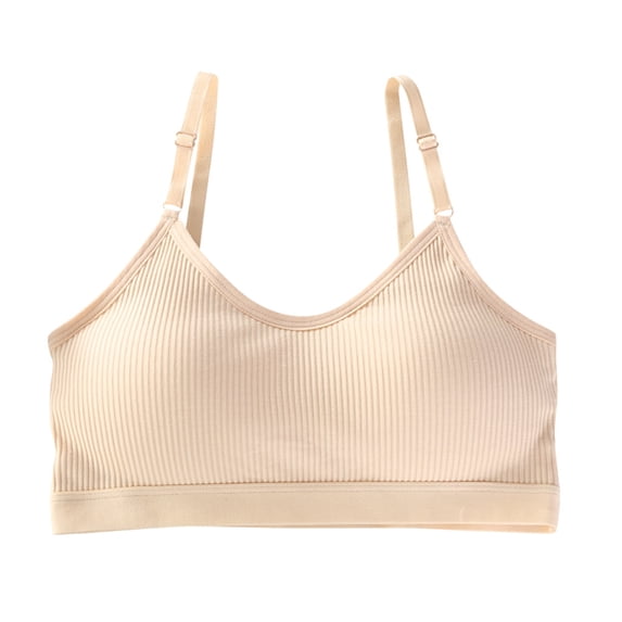 Lindreshi Sports Bras for Women Women Cup Ring-Free Sports Vest Bra Brassiere Cotton Ventilation Underwear