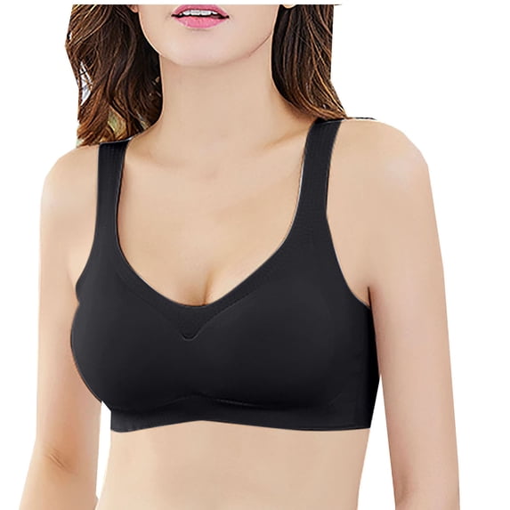 Lindreshi Sports Bras for Women Women One-Piece Sports No-Trace Yoga Seamless Underwear Sleeping Bra