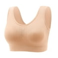 thumbnail image 1 of Lindreshi Sports Bras for Women Women's Ruched Sports Bras Padded Workout Tops Medium Support Crop Tops, 1 of 3