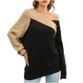 thumbnail image 1 of Lindreshi Sweaters for Women Trendy Clearance Women Casual Comfortable Fashion Pullover Long Sleeve V-Neck Sweater, 1 of 8