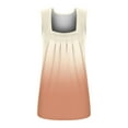 thumbnail image 1 of Lindreshi Tank Tops for Women Women's Fashion Solid Color Square-neck Comfortable Loose T-shirt Sleeveless Blouse Casual Tops, 1 of 4