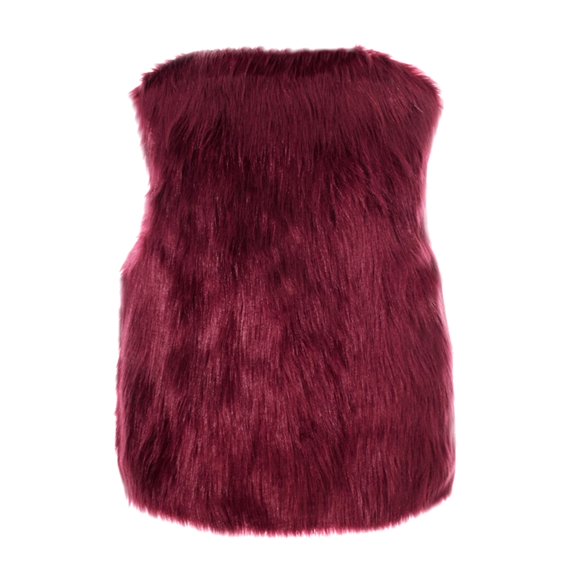 Lindreshi Tank Tops for Women Clearance Womens Sleeveless Wool Waistcoat Solid Winter Loose Vest Coat Outwear