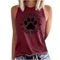thumbnail image 1 of Lindreshi Tank Tops for Women Fashion Casual Women Sleeveless Printed Ladies Round Neck Tops Vest T-Shirt, 1 of 6