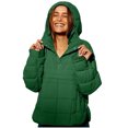 thumbnail image 1 of Lindreshi Winter Coats for Women 2023 Trendy Women's Pullover Puffer Jacket Quilted Lightweight Sleeve Cotton Uniform Solid Color Casual Winter Warm Hoodie Padded Coat with Pocket, 1 of 9