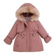 thumbnail image 1 of Lindreshi Winter Coats for Toddler Girls and Boys Clearance Children's Cotton Coat Girls Thickened Hooded Fashion Casual Girls Coat, 1 of 9