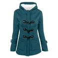 thumbnail image 1 of Lindreshi Winter Coats for Women 2023 Trendy Women Winter Warm Hooded Jacket Long Sleeve Hooded Outerwear with Pocket, 1 of 9