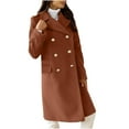 thumbnail image 1 of Lindreshi Winter Coats for Women Clearance Medium Womens Winter Jacket Casual Outwear Cardigan Slim Coat Overcoat, 1 of 5