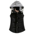 thumbnail image 1 of Lindreshi Winter Jackets Women Women Casual Fashion Zippers Loose Sleeveless Zipper Solid Warm Coat Tops Vest, 1 of 5