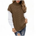 thumbnail image 1 of Lindreshi Winter Vest for Women Clearance Women V-neck Multicolor Knitted Solid Sweater Casual Fashion Vest Jacket Coat Tops, 1 of 6