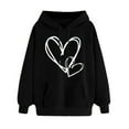 thumbnail image 1 of Lindreshi Womens Fall Fashion 2023 Hoodies for Women Women's Print Winter Hoodie Pullover Tops Long Sleeved Comfortable Sweatshirt, 1 of 5