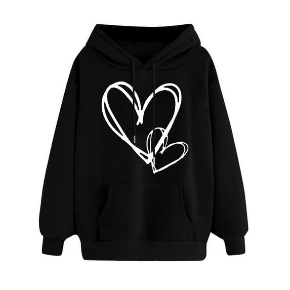 Lindreshi Womens Fall Fashion 2025 Hoodies for Women Women's Print Winter Hoodie Pullover Tops Long Sleeved Comfortable Sweatshirt