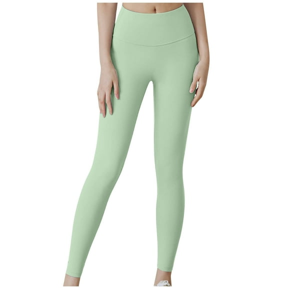 Lindreshi Womens Pants Clearance Women's Super High Waist Yoga Pants Fitness Running Training Stretchy Quick Dry Skinny Exercise Pants