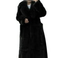 thumbnail image 1 of Lindreshi Womens Shackets Coat in Clothing Clearance Women Plus Size Luxury Faux Furs Coat Warm Outerwear Long Coat, 1 of 5