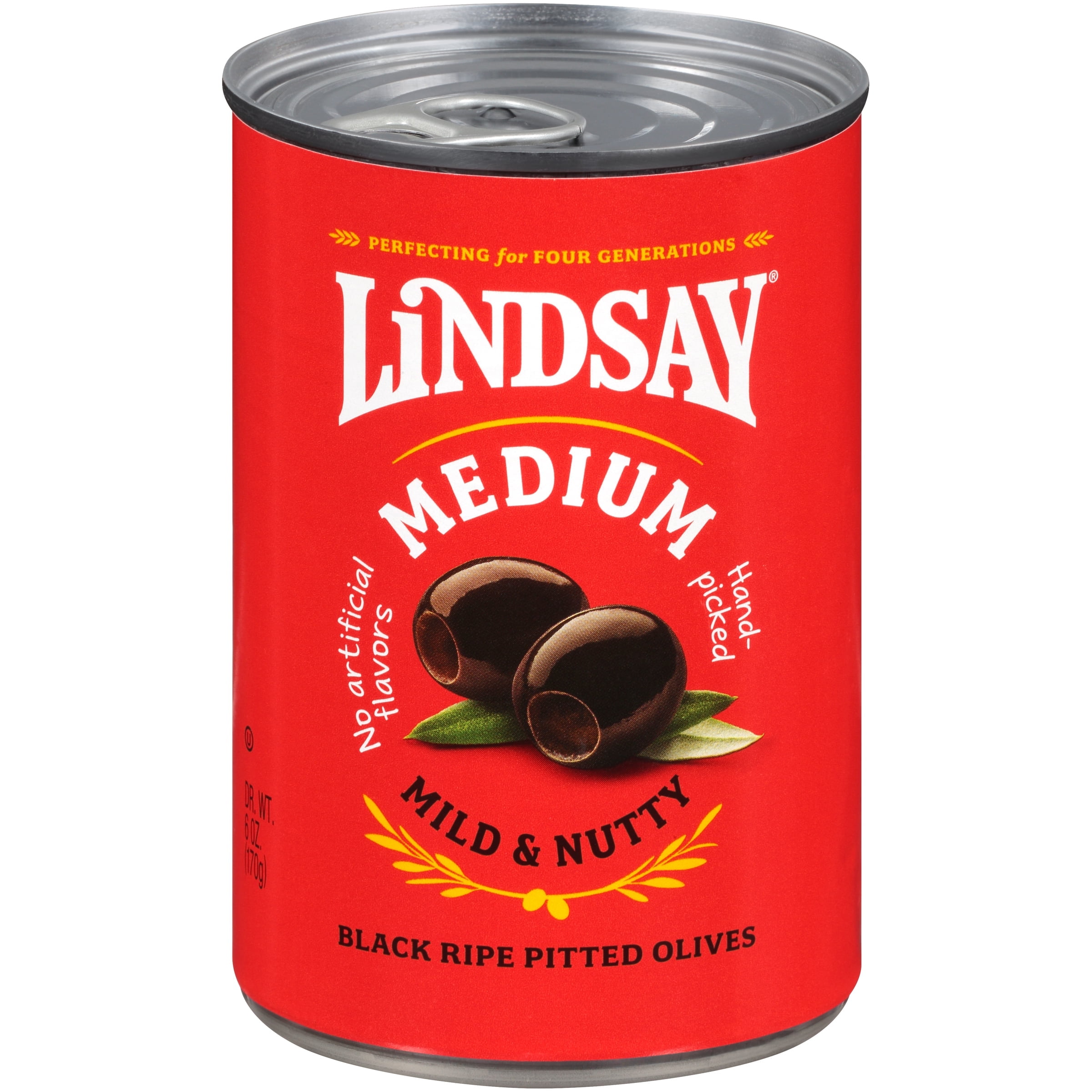 Lindsay Medium Pitted Black Ripe Olives 6 oz(1PACK)