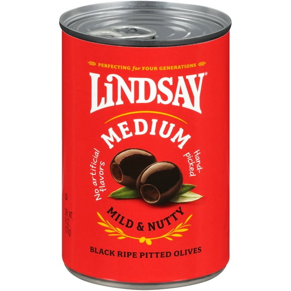 Lindsay Medium Pitted Black Ripe Olives 6 oz