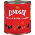 thumbnail image 1 of Lindsay Ripe Medium Black Pitted Domestic Olives Canned, 51 oz - Case of 6, 1 of 1