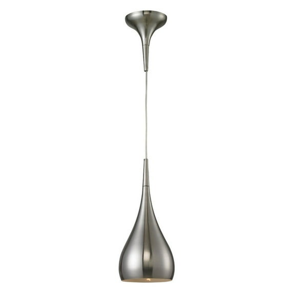 Lindsey 1 Light Pendant In Satin Nickel