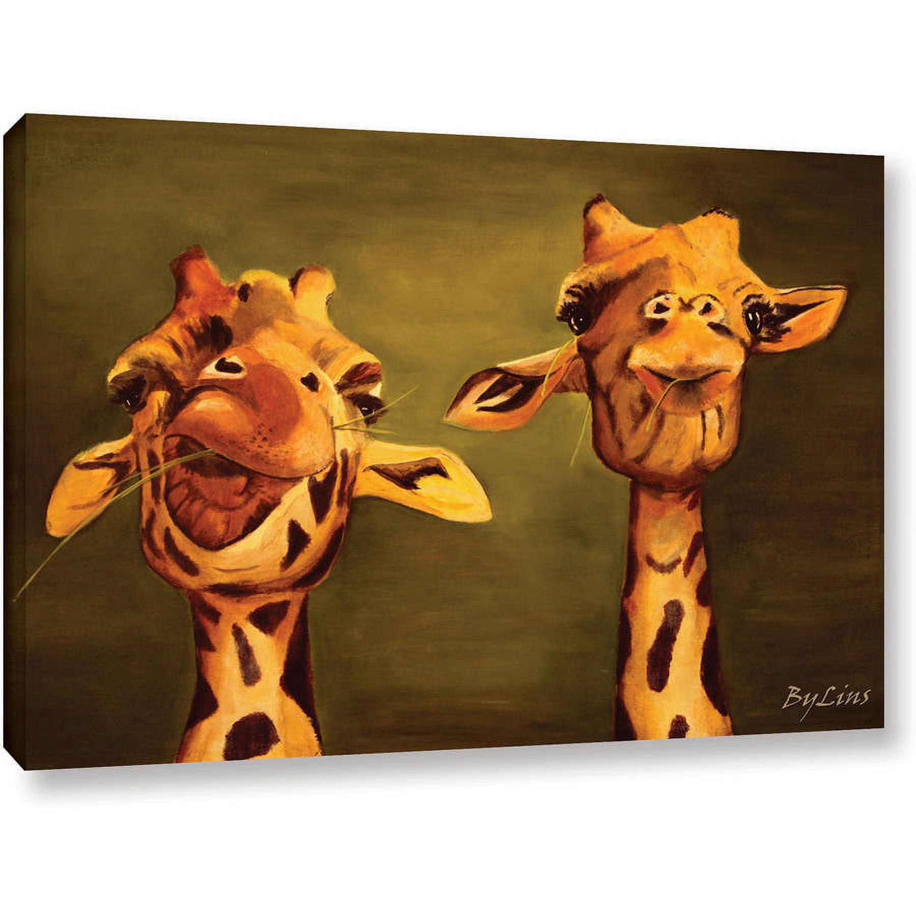 Lindsey Janich "Giraffe Buddies" Gallery-Wrapped Canvas