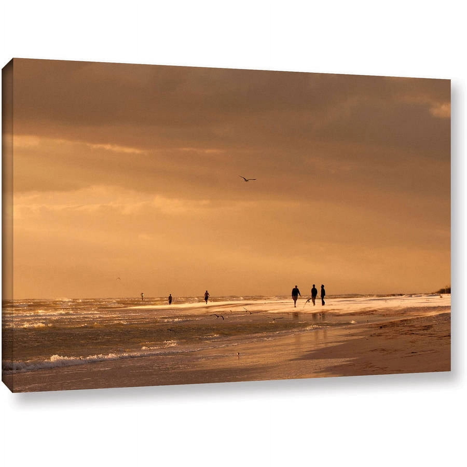 Lindsey Janich "Walkers Siesta Key" Gallery-Wrapped Canvas
