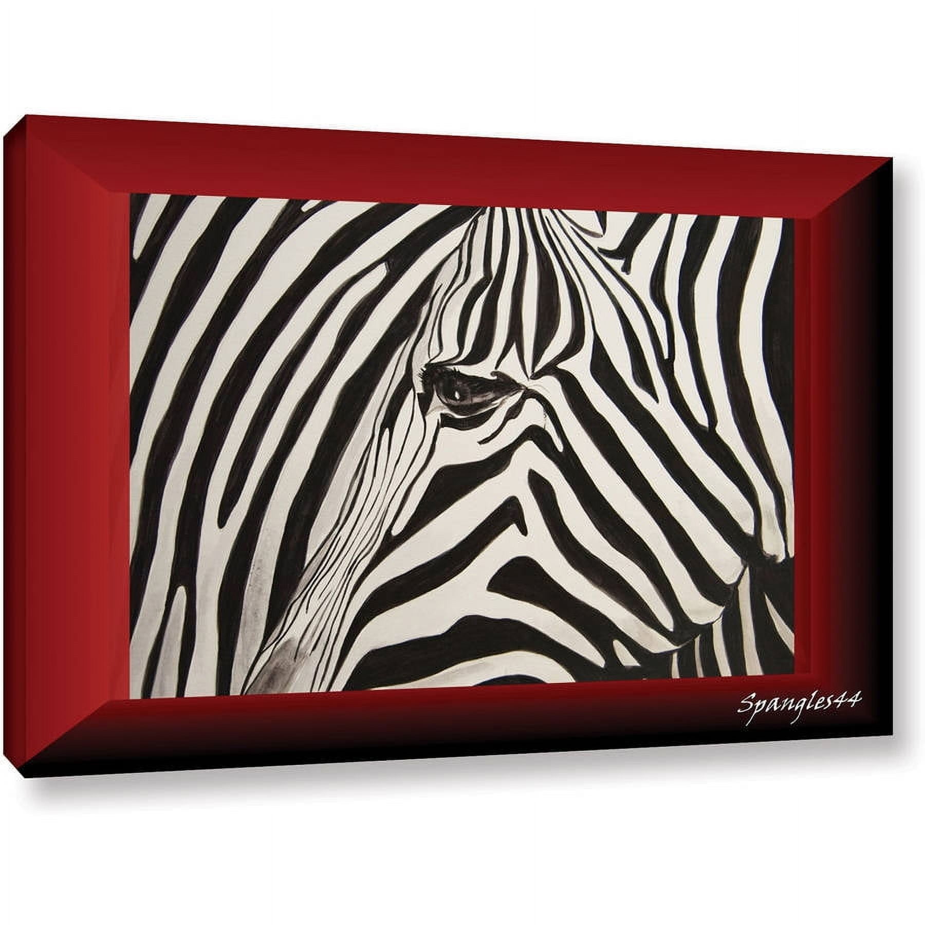 Lindsey Janich "Zebras Abstract" Gallery-Wrapped Canvas
