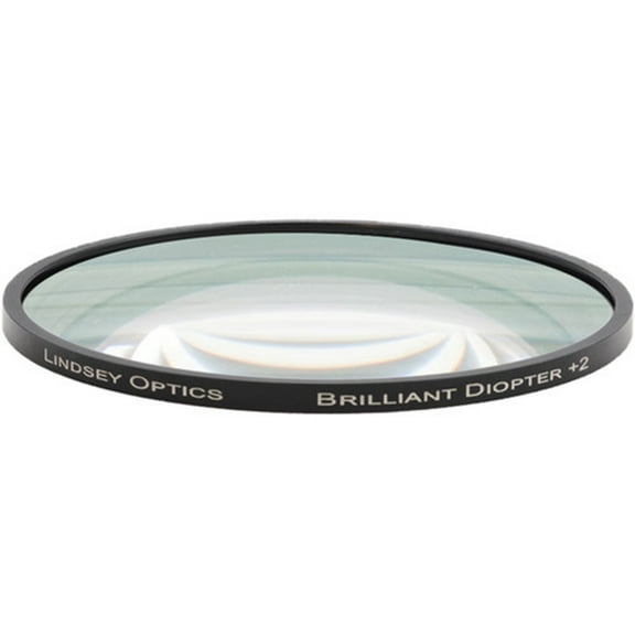 Lindsey Optics 138mm Brilliant Round Drop-In Diopter +2 Close-Up Lens