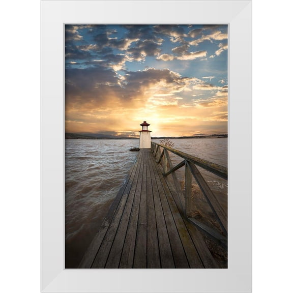 Lindsten, Christian 11x14 White Modern Wood Framed Museum Art Print Titled - Enlightened