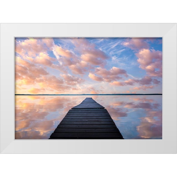 Lindsten, Christian 24x18 White Modern Wood Framed Museum Art Print Titled - Sanctuary