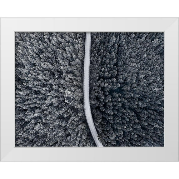 Lindsten, Christian 24x19 White Modern Wood Framed Museum Art Print Titled - Divided
