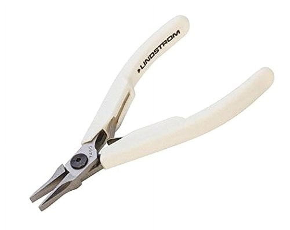 Lindstrom 7490 Supreme Smooth Flat Nose Pliers, 120mm Length, 1.2mm Tip Width