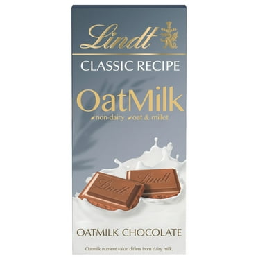 Lindt CLASSIC RECIPE OatMilk Non-Dairy Chocolate Candy Bar, 3.5 oz, Bar