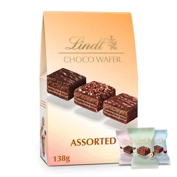 Lindt Choco Wafer Assorted Chocolate 138g, Imported from Britain