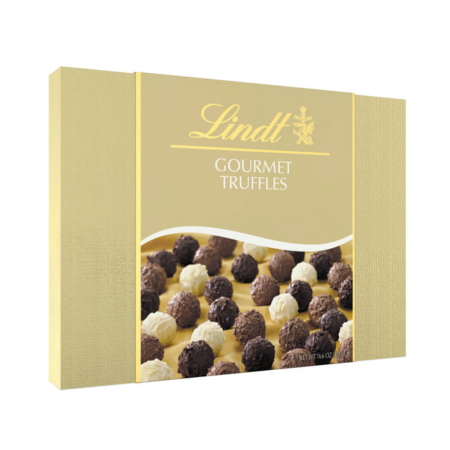 Lindt Chocolate Candy Gourmet Truffles Gift Box, 16.6 oz